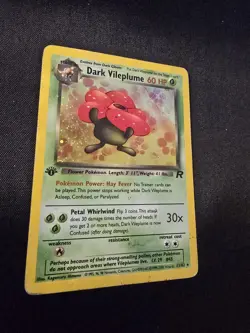 Dark Vileplume 13/82 Team Rocket 1st Edition Holo Rare Pokemon TCG HP PSA 1maybe - Image 4
