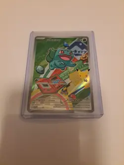 Pokemon Bulbasaur - 037 - First Partner Illustration Rare Promo - Image 1