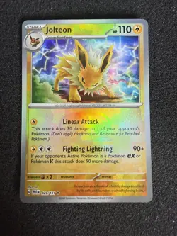 Jolteon 029/131 Pokemon TCG SV: Prismatic Evolutions Master Ball NM - Image 1