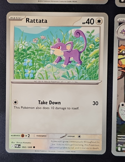 Raticate 202/182 IR Destined Rivals + Extras Rattata NM Pokemon TCG - Image 5