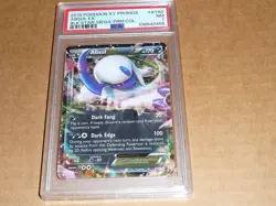 2015 Pokemon XY PROMOS ABSOL EX BLACK STAR MEGA PREMIUM COLLECTION #XY62 PSA 7 - Image 1