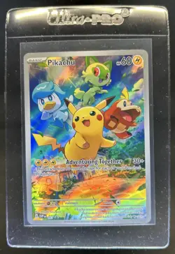 2023-25 Pokemon SV Black Star Promos Pikachu Full Art #027 - Image 1