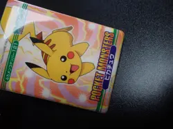 Pokemon Bandai Promo Waterproof Bathroom Menko Card Shining Pikachu #16 - Image 4