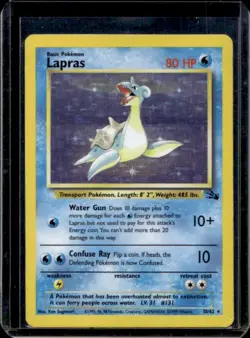 1999 Pokemon Fossil Lapras #10/62 - Image 1