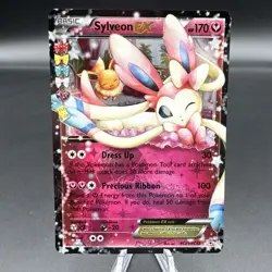 Sylveon EX RC21/RC32 Generations Radiant Collection Ultra Rare Full Art Pokemon - Image 1