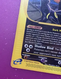 Umbreon Aquapolis Non Holo 41/147 Nintendo Vintage Pokemon RARE - Image 4