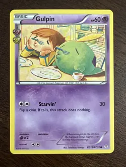 Pokemon TCG Gulpin Common GEN Generations: Radiant Collection RC12/RC32 Non-Holo - Image 1