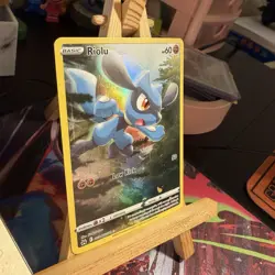 Riolu GG26/GG70 Crown Zenith Galarian Gallery Holo Full Art Pokemon TCG MINT - Image 2
