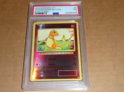 2016 Pokemon XY CHARMANDER REVERSE FOIL EVOLUTIONS #9 PSA 7 - Image 1