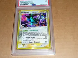 2006 Pokemon EX GYARADOS HOLO HOLON PHANTOMS #8 PSA 7 - Image 1