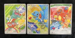 Pokemon TCG - First Partner Illustration Collection Series 1 Kanto - 037 038 039 - Image 1