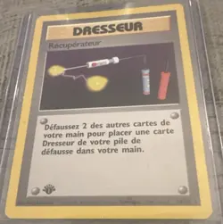 Carte Pokemon 74/102 Recuperateur - Set de Base edition 1 - EXC/NM Wizard FRENCH - Image 1