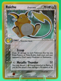 Pokemon Raichu Holo Rare Delta Species 15/110 Holon Phantoms. LP - Image 1