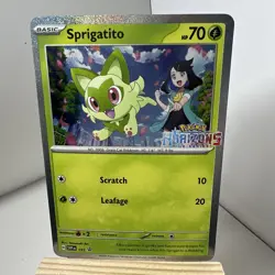 Sprigatito 191 SV – Scarlet & Violet Promo – Holo – Pokemon TCG Stamped - Image 1