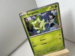 Sprigatito 191 SV – Scarlet & Violet Promo – Holo – Pokemon TCG Stamped - Image 5