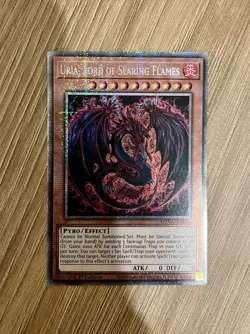 Uria, Lord of Searing Flames MZMU-EN000 Starlight Rare Alt Art Yu-Gi-Oh! NEW - Image 3