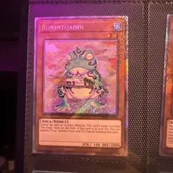 Ronintoadin (Platinum Secret Rare) RA03-EN236 Quarter Century Bonanza 1st... - Image 1