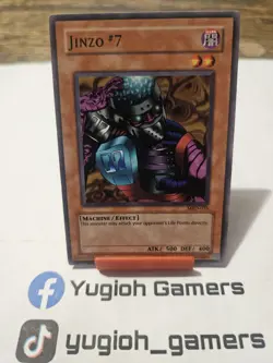 Yu-Gi-Oh Jinzo #7 MRD Common Light Played - Image 1