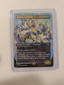 MtG Riptide Gearhulk (Borderless) Aetherdrift Regular M/NM Fast Ship - Image 1