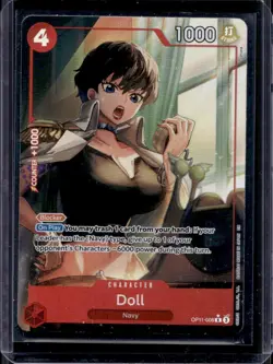 2025 One Piece A Fist of Divine Speed Doll Rare Alternative Art #OP11-008 - Image 1