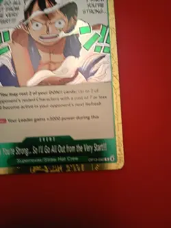 One Piece 15 Card Lot Including I Know You're Strong Green Foil - Image 2