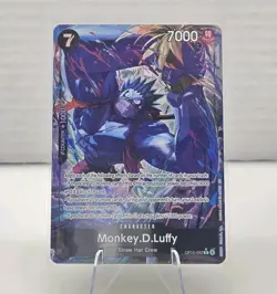 Monkey.D.Luffy OP15-092 Alt Art Holo Adventure On Kamis Island One Piece TCG NM - Image 1