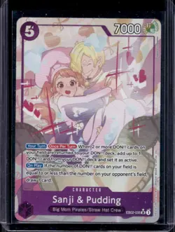 2025 One Piece Anime 25th Sanji & Pudding Super Rare #EB02-035 - Image 1