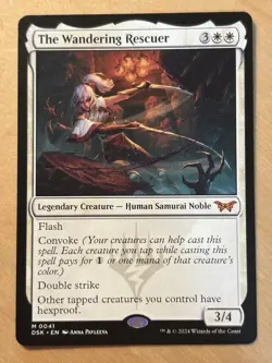 MTG Magic Gathering The Wandering Rescuer Duskmourn House of Horror NM - Image 1