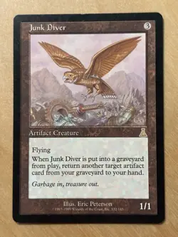 Magic the Gathering MTG Junk Diver Urza's Destiny LP - Image 1