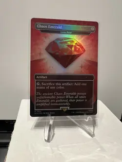 MTG Red Chaos Emerald (Lotus Petal) Rainbow Foil Sonic Secret Lair - Image 4