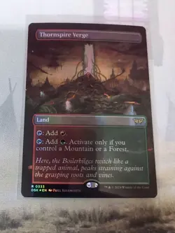 MTG - Thornspire Verge - Borderless Foil - Duskmourn: House of Horror - Image 2