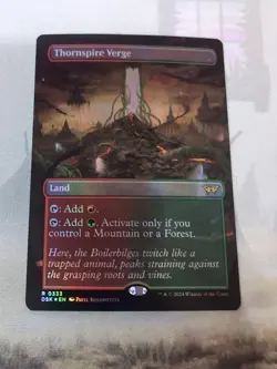 MTG - Thornspire Verge - Borderless Foil - Duskmourn: House of Horror - Image 3