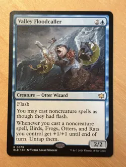 Magic the Gathering MTG Valley Floodcaller Bloomburrow NM - Image 1