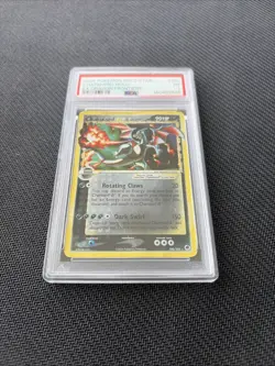Gold Star Charizard Pokemon 2006 EX Dragon Frontiers #100 Charizard-Holo PSA 1 - Image 1