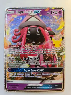 Tapu Lele GX 60/145 Celebrations: Classic Collection NM/M Pokemon - Image 1