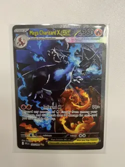 Pokemon Mega Charizard X EX Holo 125/094 Me02: Phantasmal Flames Rare - Image 2