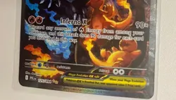 Pokemon Mega Charizard X EX Holo 125/094 Me02: Phantasmal Flames Rare - Image 4