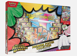 Pokemon TCG: Ascended Heroes Premium Poster Collection Mega Gardevoir NEw Sealed - Image 1