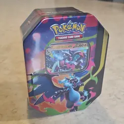 Pokemon Mega Charizard X Multicolor Foil and 4 Booster Storage Case NEW/ SEALED - Image 1