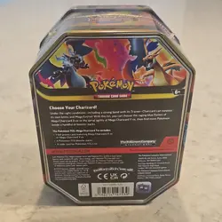 Pokemon Mega Charizard X Multicolor Foil and 4 Booster Storage Case NEW/ SEALED - Image 4