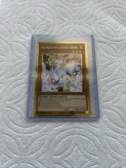 Ash Blossom Joyous Spring Alt Art MAGO-EN011 Yu-Gi-Oh! Prem Gold Rare 1st Ed NM - Image 1