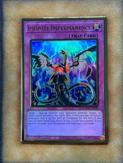Yugioh Infinite Impermanence MAGO-EN052 Gold Rare 1st Ed NM - Image 1
