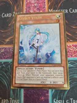 Yugioh Effect Veiler PGLD-EN036 Gold Rare 1st Edition Lightly Played - Image 1