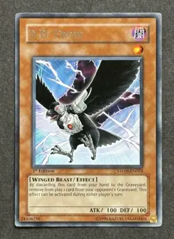 Yu-Gi-Oh! TCG D.D. Crow STON-EN024 1st Edition Effect Winged Beast 100/100 - Image 1