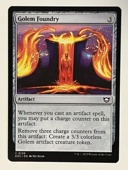 Golem Foundry Commander: Edge of Eternities Non-Foil Regular MTG - Image 1