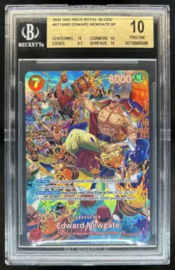 2025 One Piece Royal Blood OP10 Edward.Newgate Special PRISTINE #ST15-002 BGS 10 - Image 1