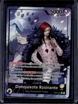 2025 One Piece Legacy of the Master Donquixote Rosinante Leader #OP12-061 - Image 1