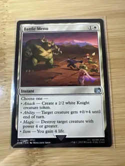 MTG Final Fantasy Battle Menu #0009 Uncommon Instant Regular Card - Image 1