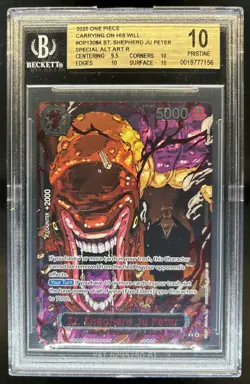 2025 One Piece St. Shepherd Ju Peter Rare Special Alt Art #OP13-084 BGS 10 - Image 1