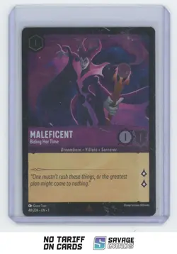 2023 The First Chapter - Disney Lorcana Maleficent #48/204 - Image 1